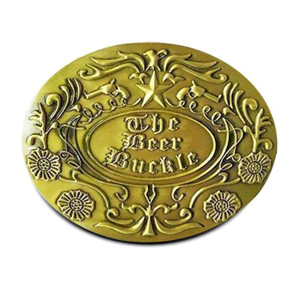 Belt Buckle with Beer Holder