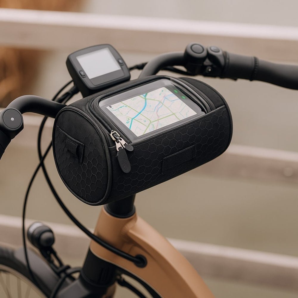Bike Handlebar Bag with Phone Holder – Waterproof Small Item Storage