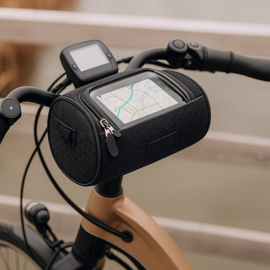 Bike Handlebar Bag with Phone Holder – Waterproof Small Item Storage