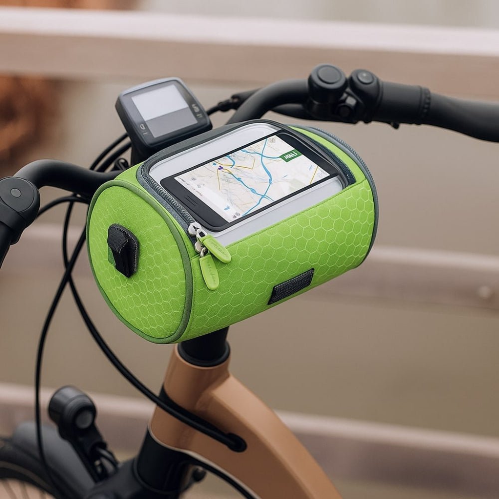 Bike Handlebar Bag with Phone Holder – Waterproof Small Item Storage