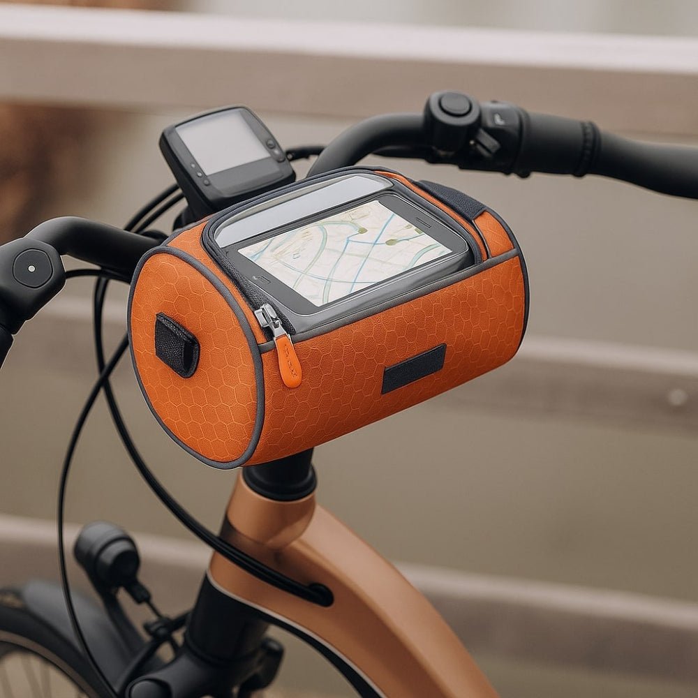 Bike Handlebar Bag with Phone Holder – Waterproof Small Item Storage