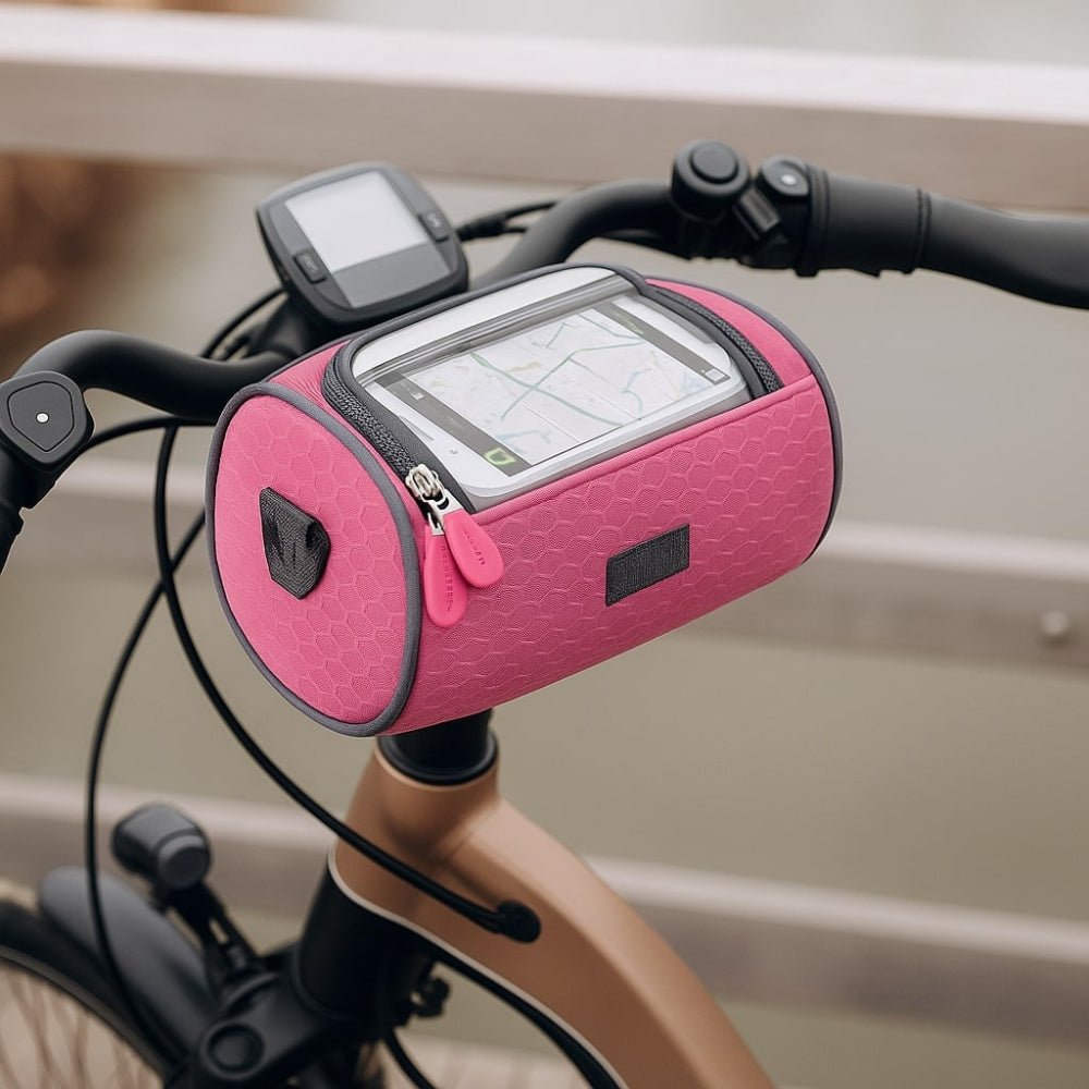 Bike Handlebar Bag with Phone Holder – Waterproof Small Item Storage