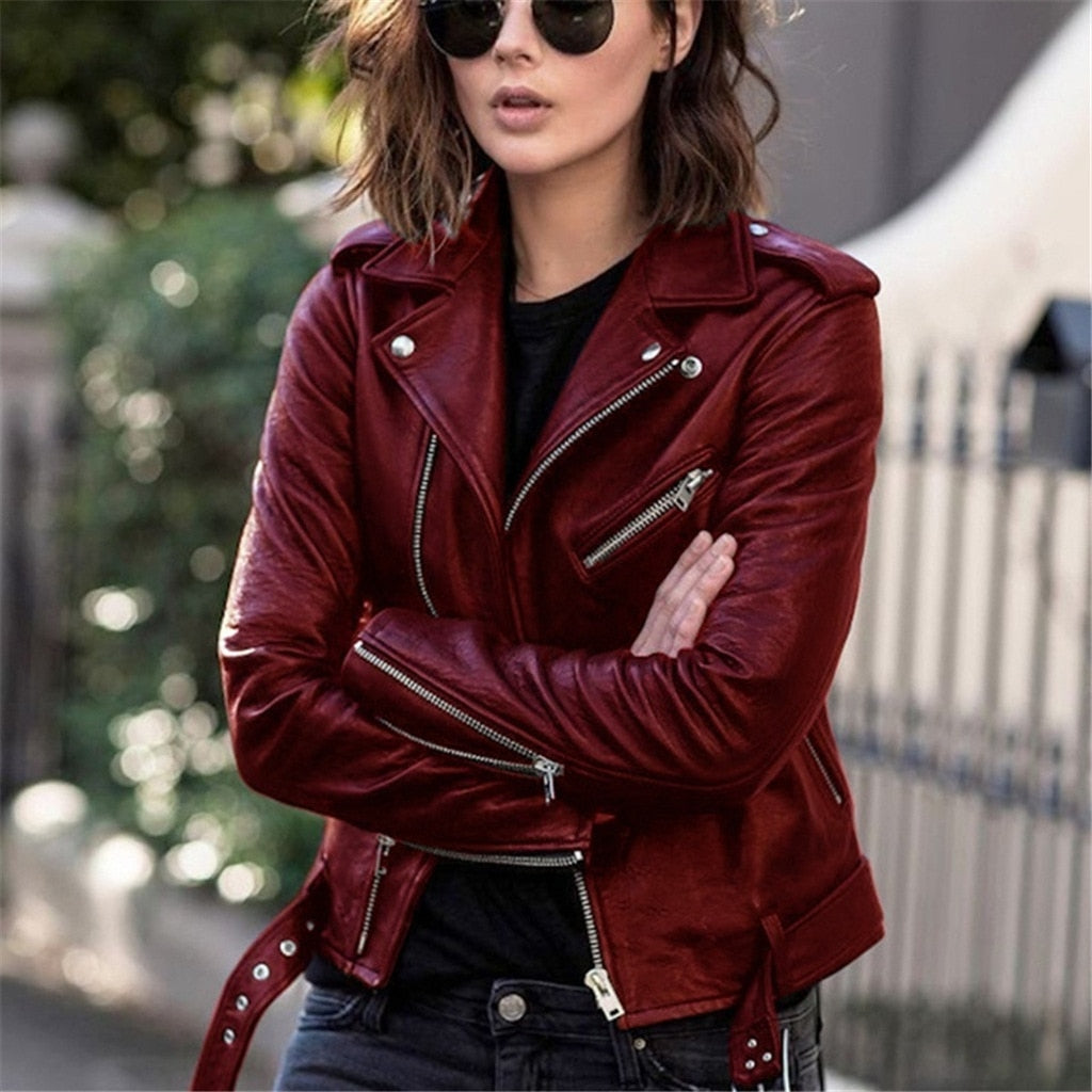 Biker Jacket in Vibrant Colors