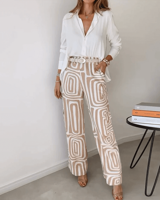 Blouse and Belt Set