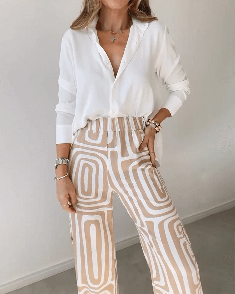 Blouse and Belt Set