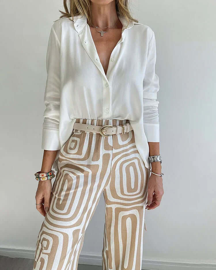 Blouse and Belt Set