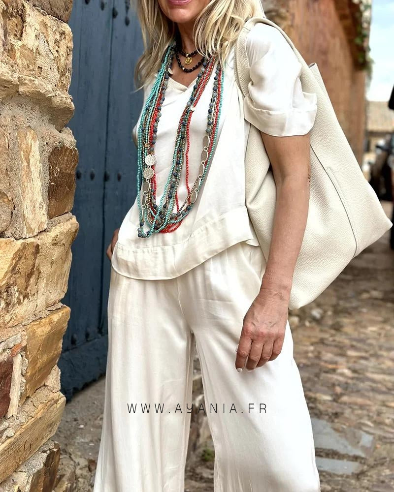 Blouse and Pants Set