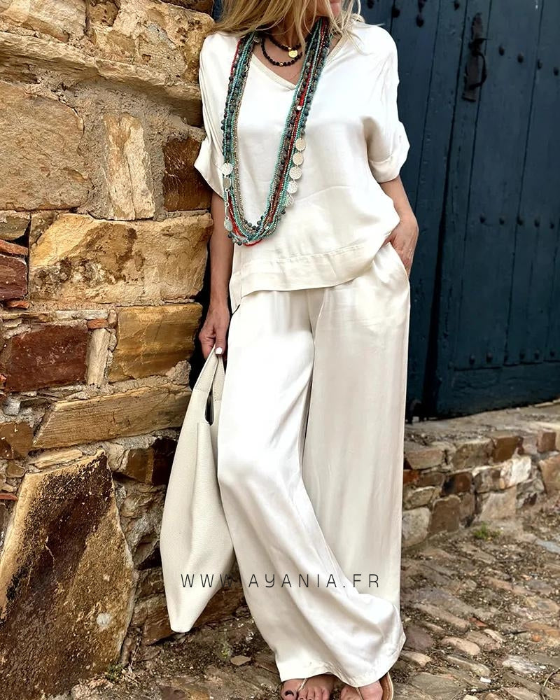 Blouse and Pants Set