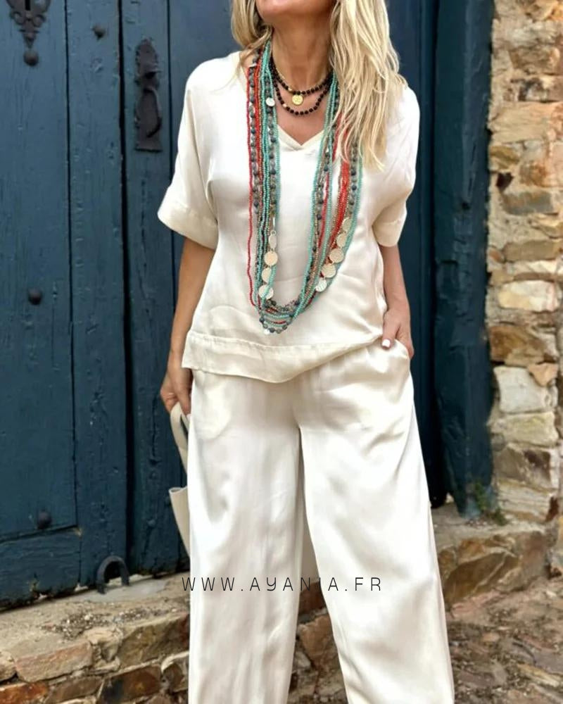 Blouse and Pants Set