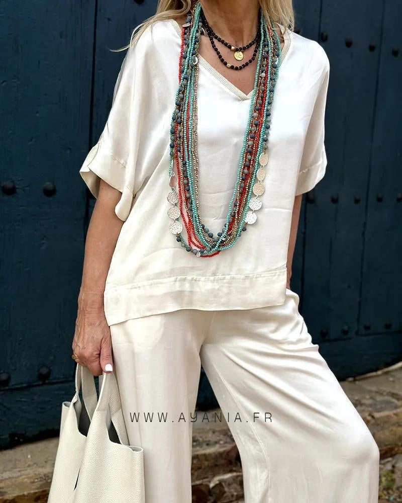 Blouse and Pants Set
