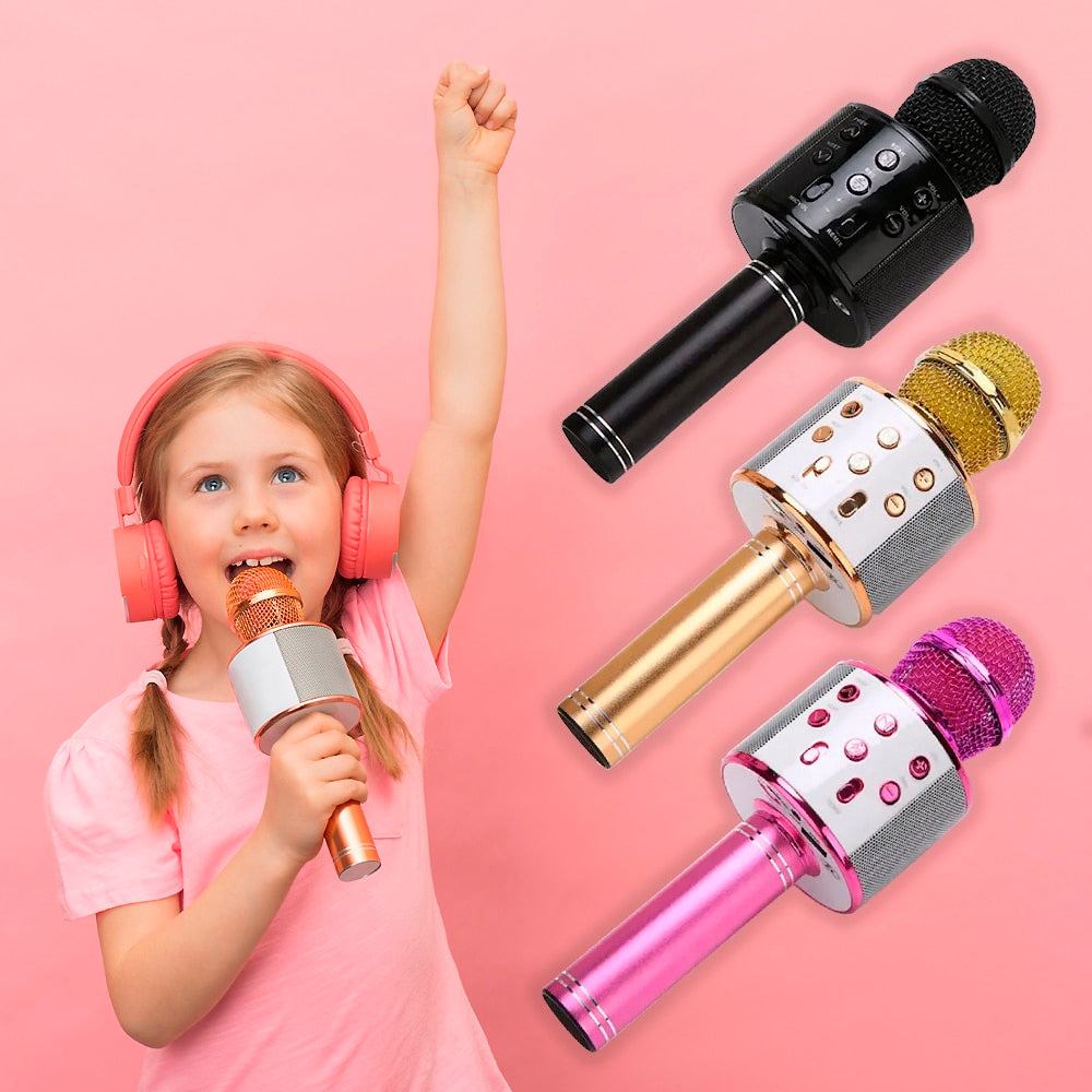 Bluetooth Karaoke Microphone with Speaker