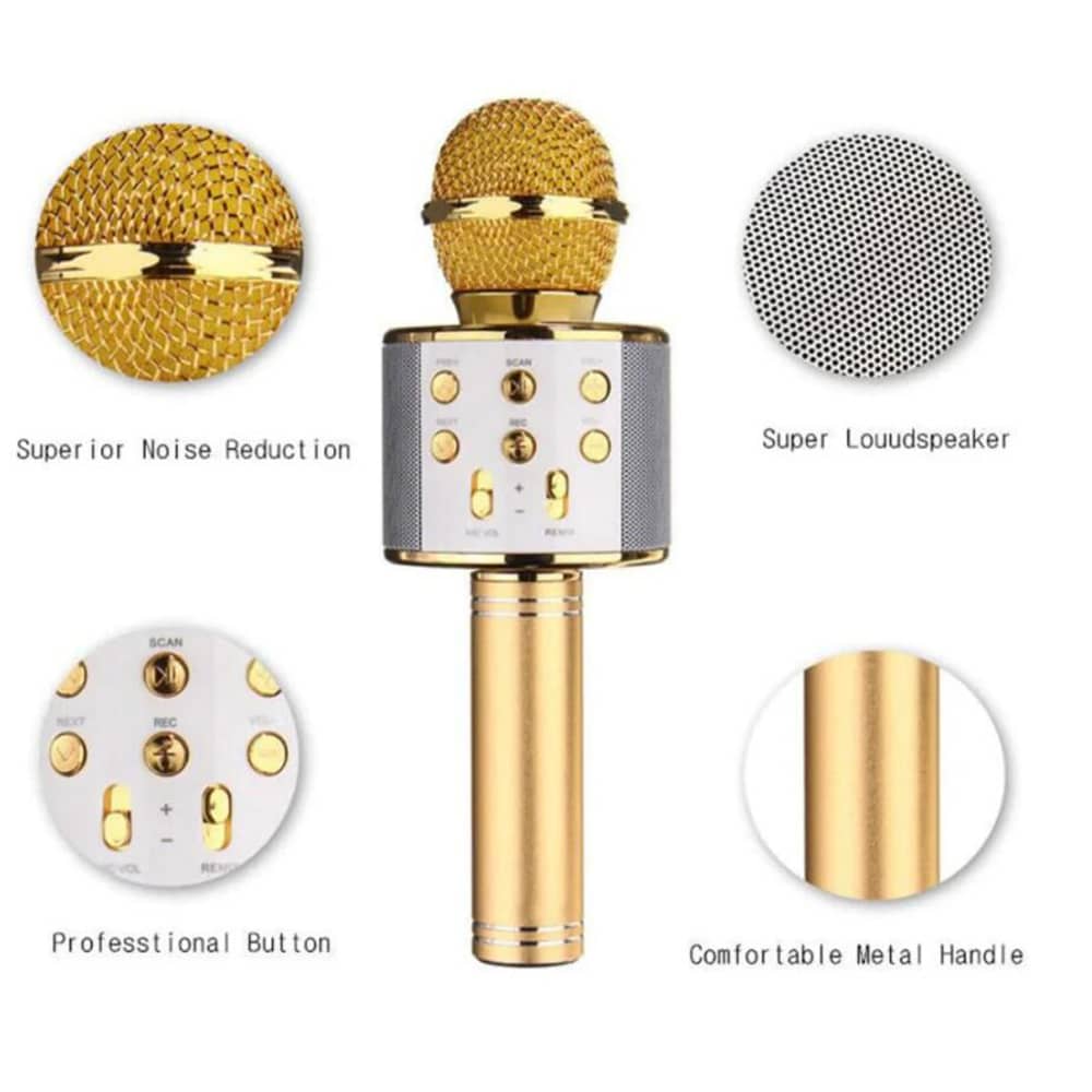Bluetooth Karaoke Microphone with Speaker