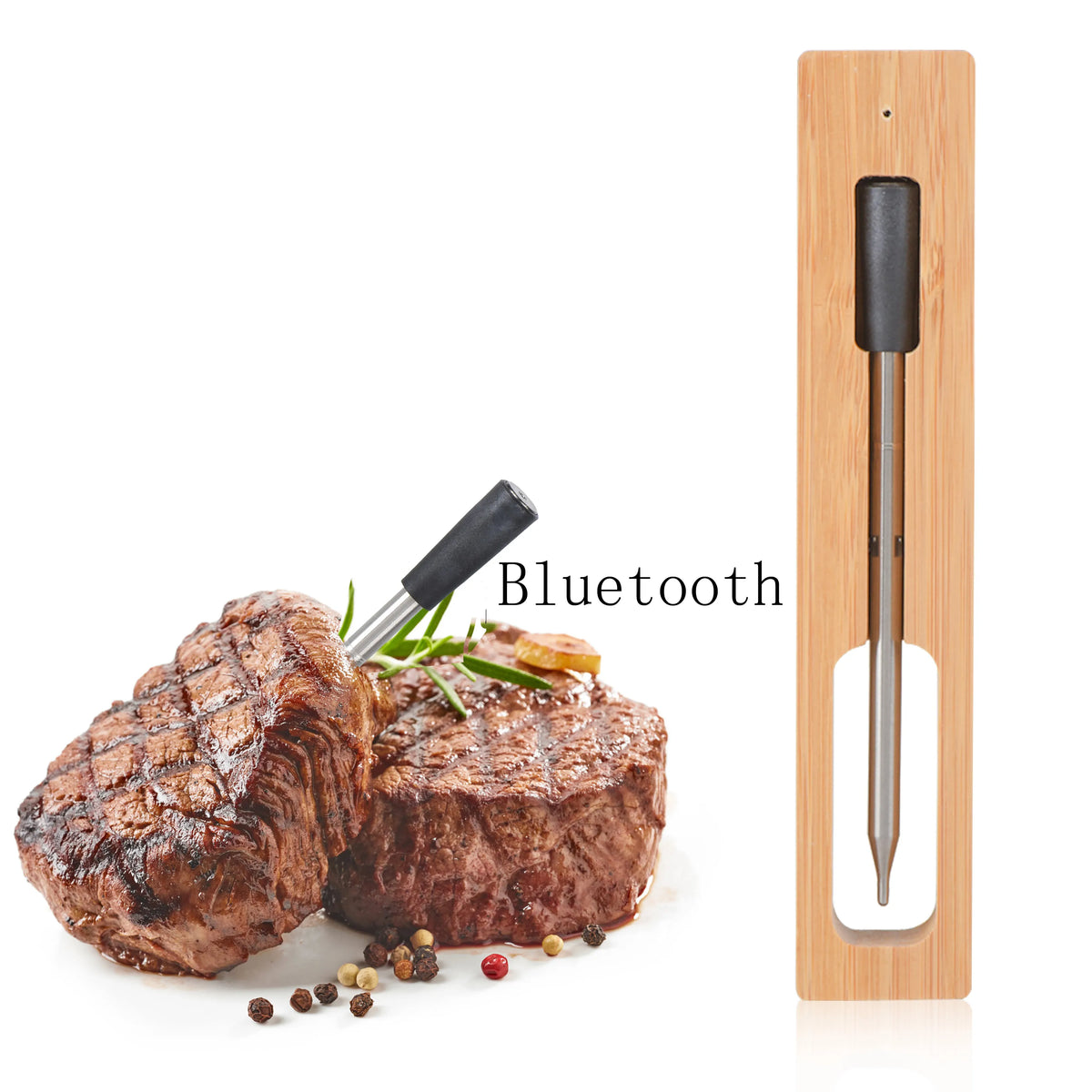 Bluetooth Meat Thermometer – Precise Wireless Cooking