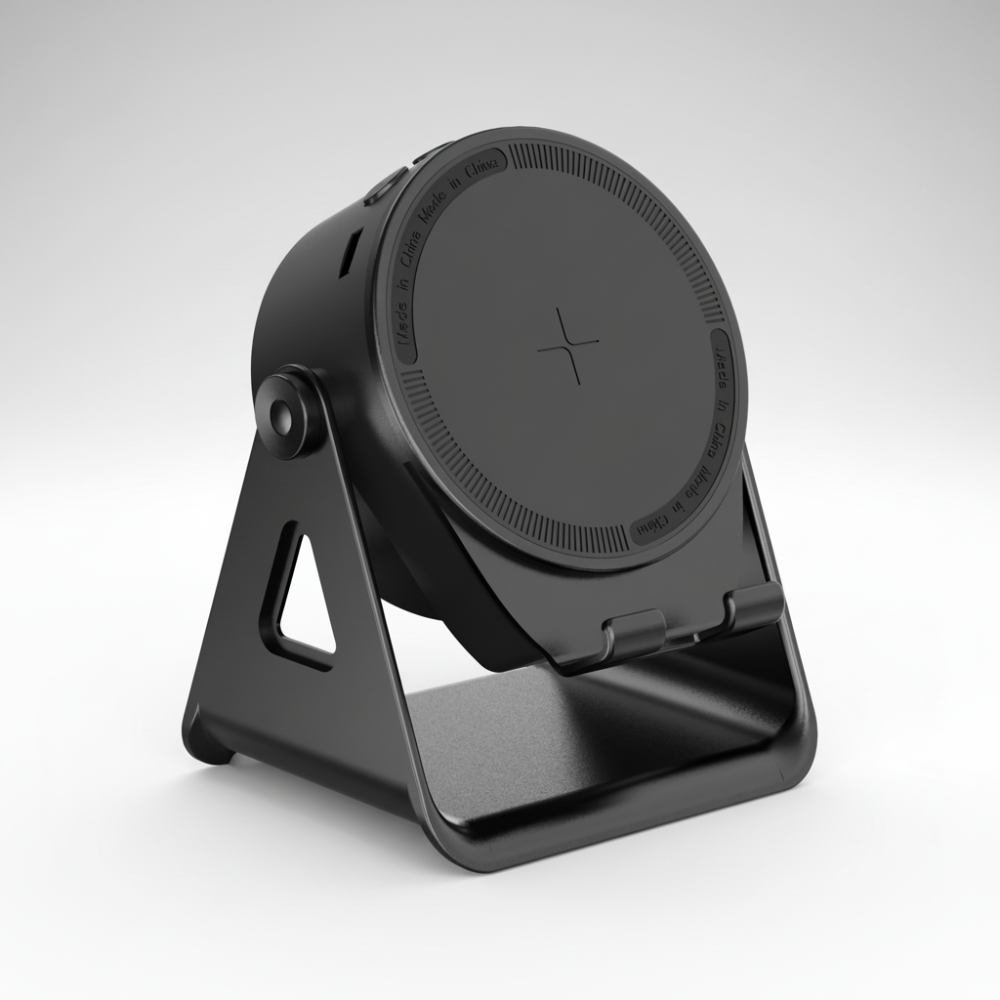 Bluetooth Speaker and Phone Stand with Inductive Wireless Charging