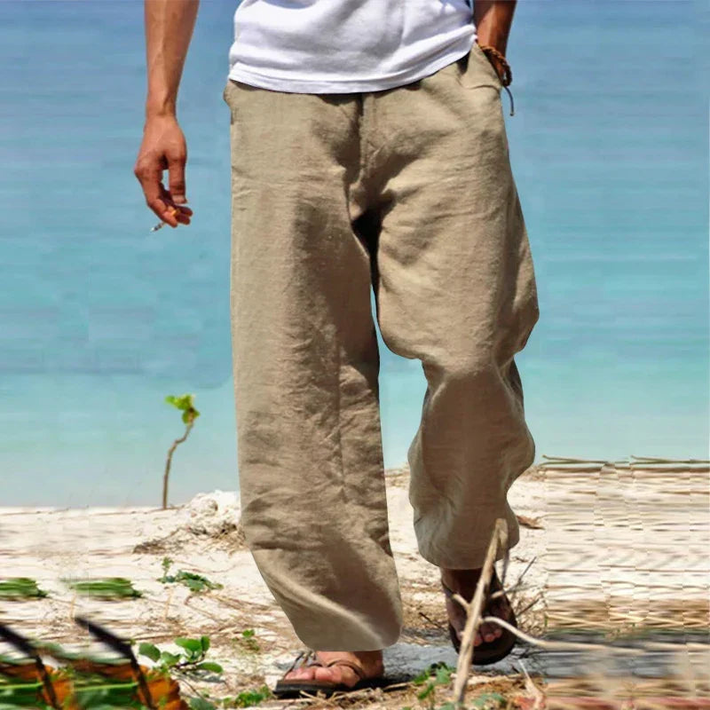 Breathable Summer Wide-Leg Trousers