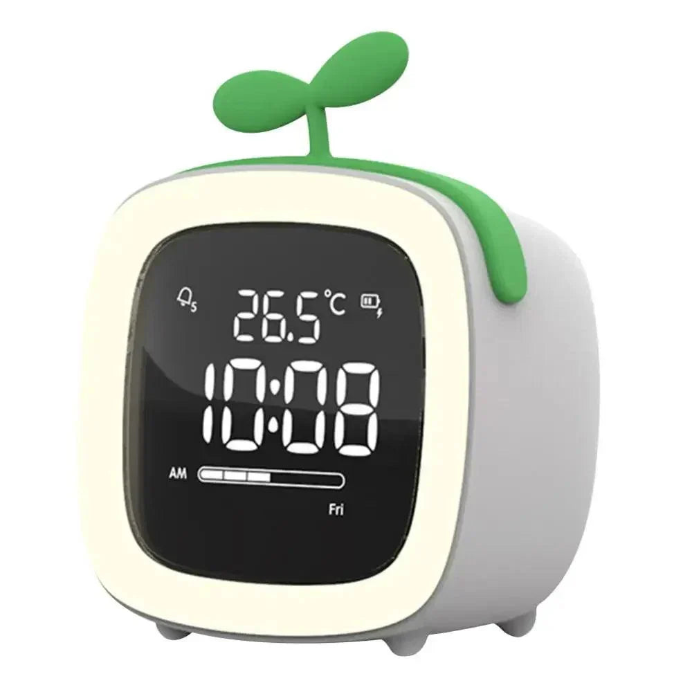 Bunny Alarm Clock with LED Digital Display and Night Light