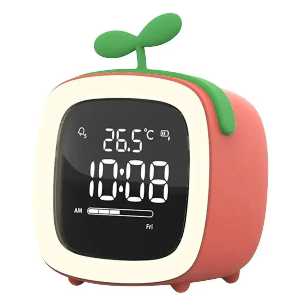 Bunny Alarm Clock with LED Digital Display and Night Light