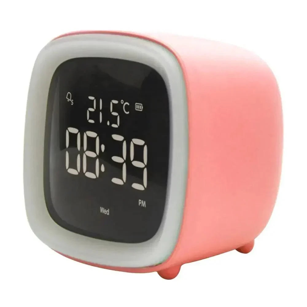 Bunny Alarm Clock with LED Digital Display and Night Light