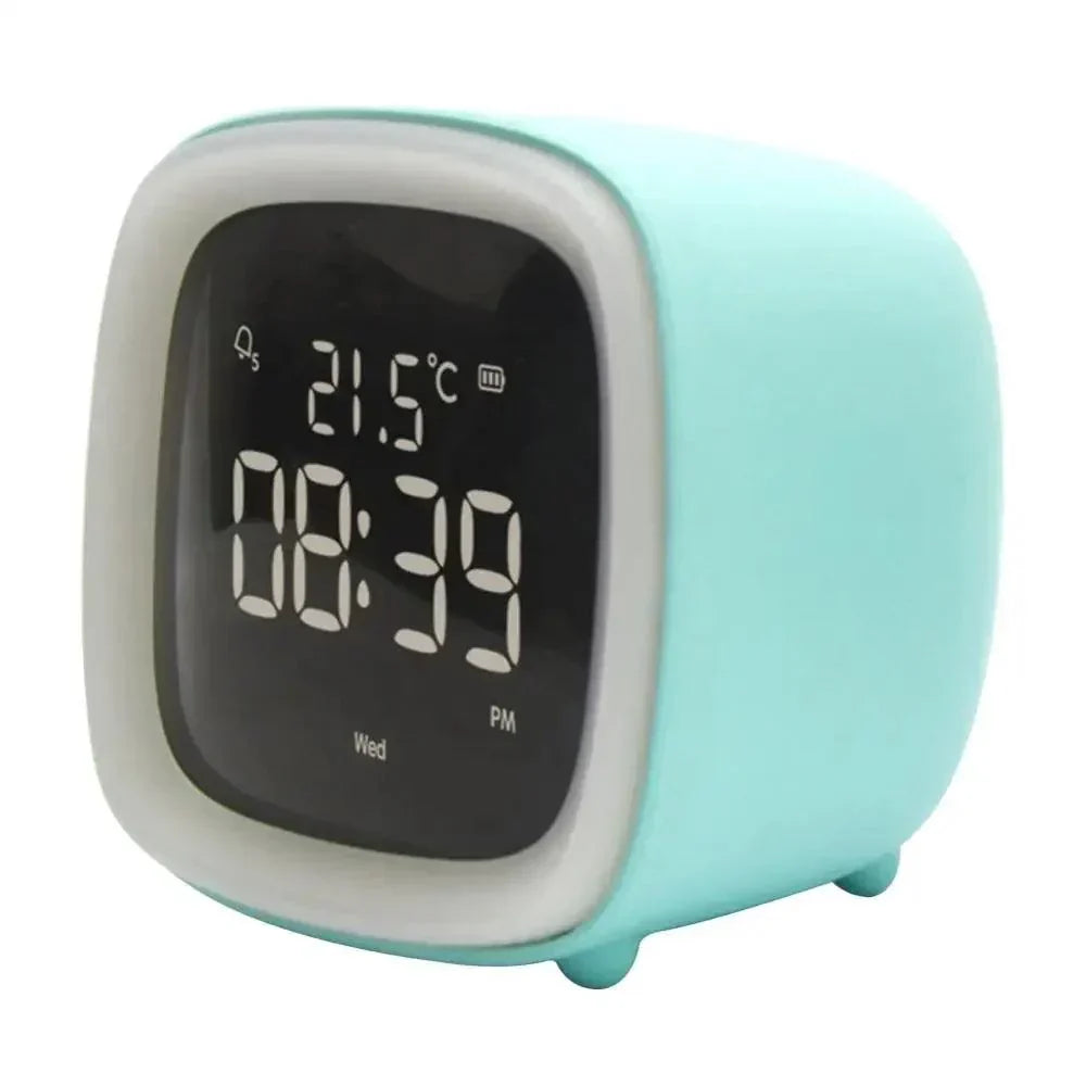 Bunny Alarm Clock with LED Digital Display and Night Light