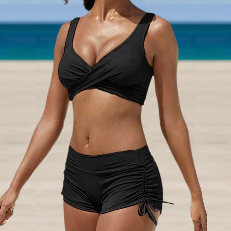 Camouflage Print Bikini Set