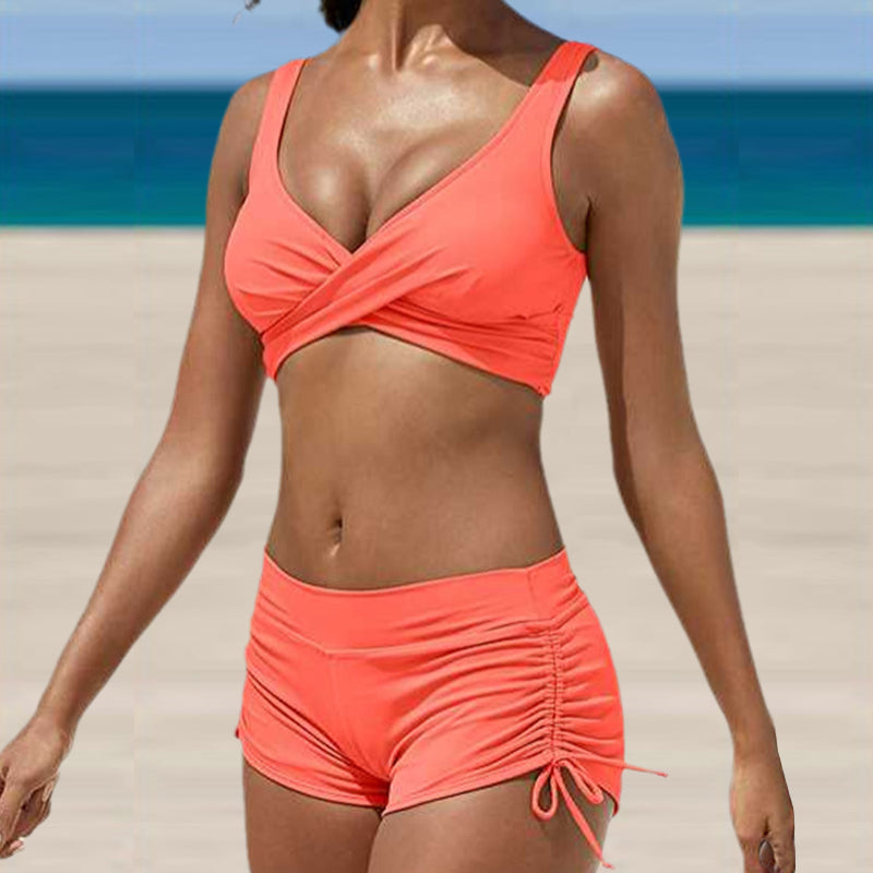 Camouflage Print Bikini Set