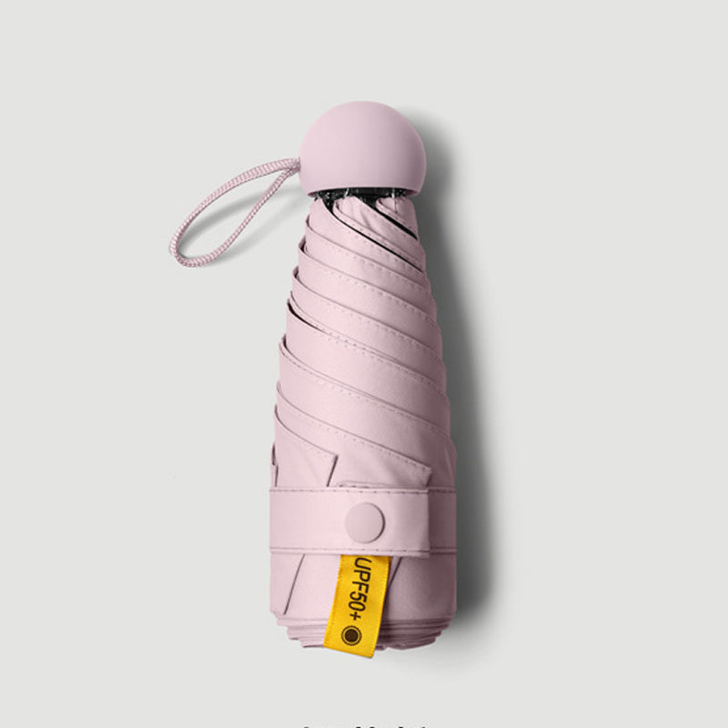 Capsule Pocket Umbrella with UPF50+ UV Protection
