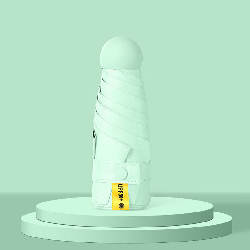 Capsule Pocket Umbrella with UPF50+ UV Protection