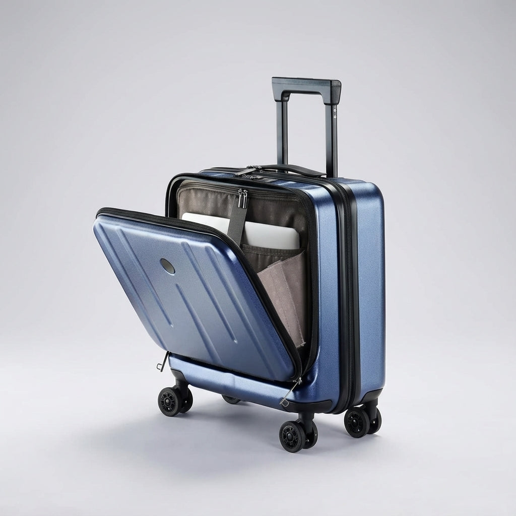 Carry-On Suitcase with Laptop Compartment
