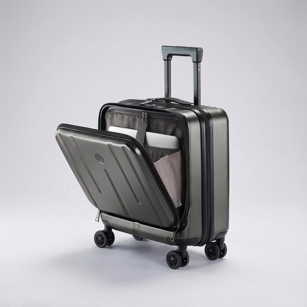 Carry-On Suitcase with Laptop Compartment