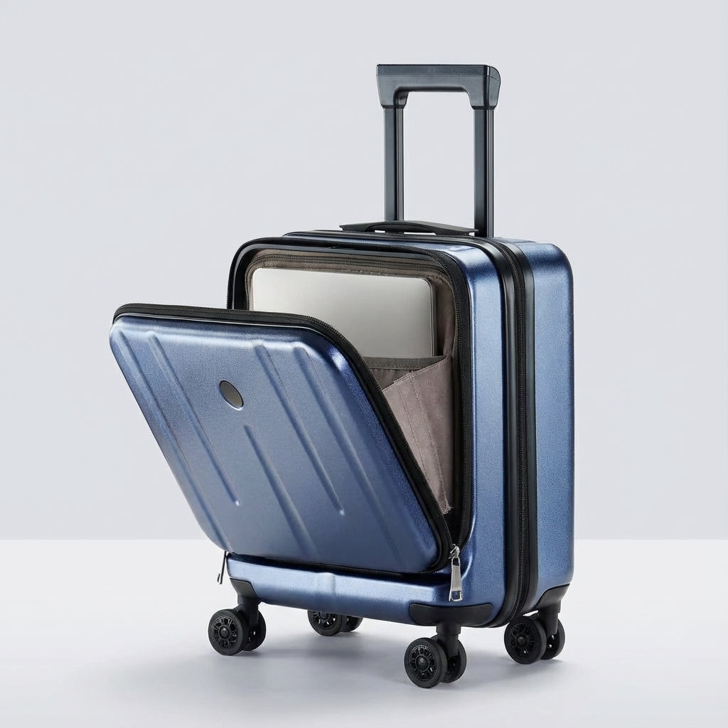 Carry-On Suitcase with Laptop Compartment