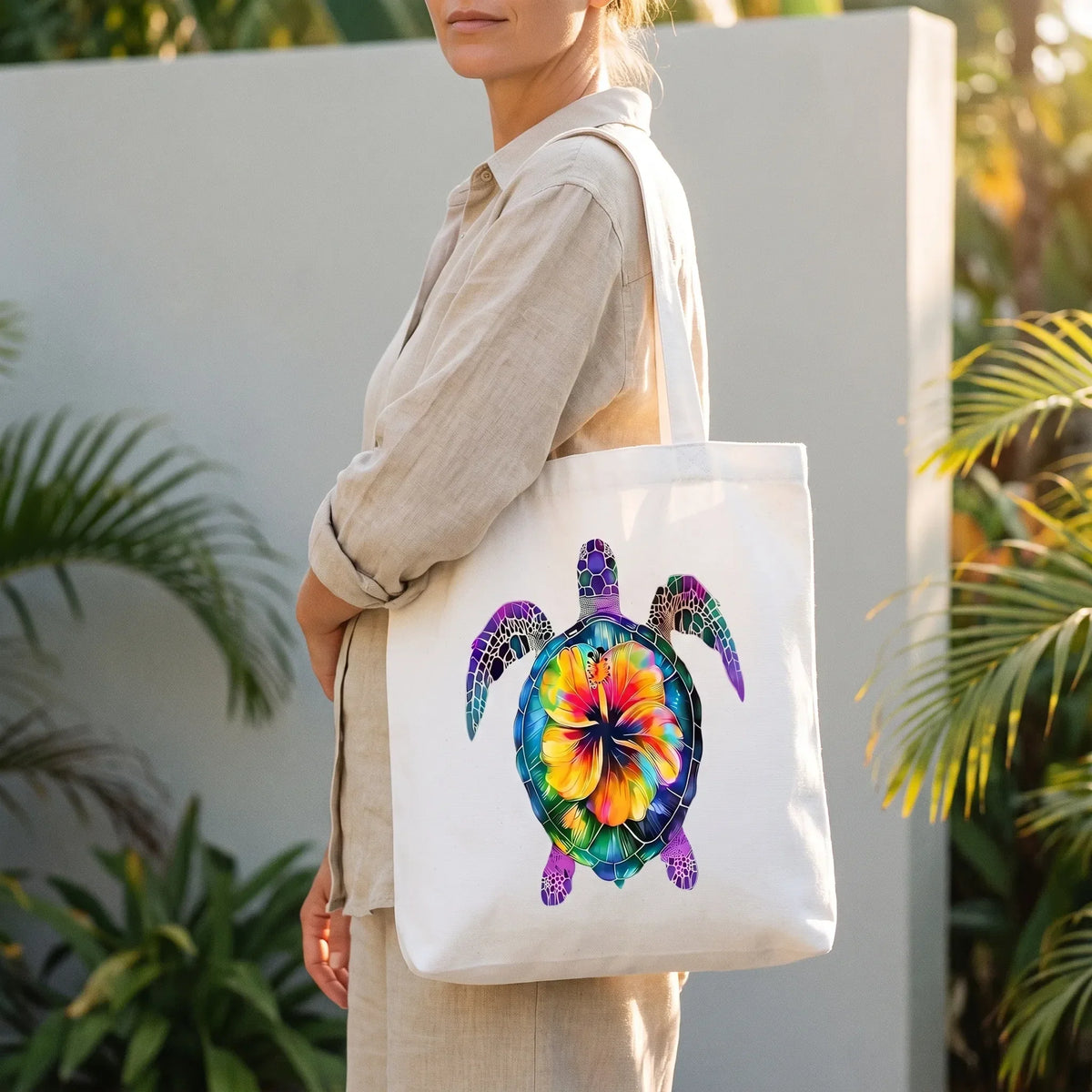 Casual Printed Tote Bag
