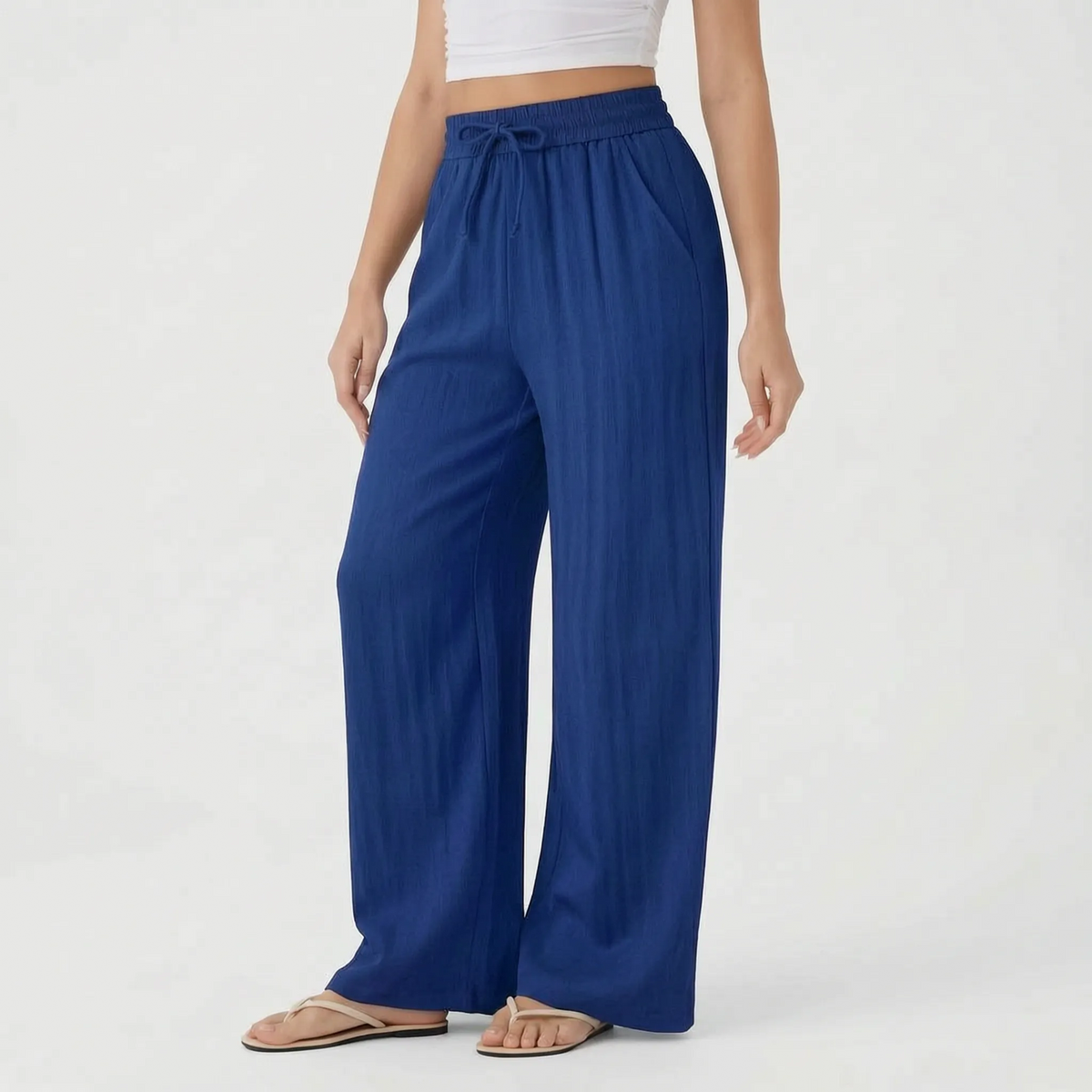 Casual Wide-Leg Pants