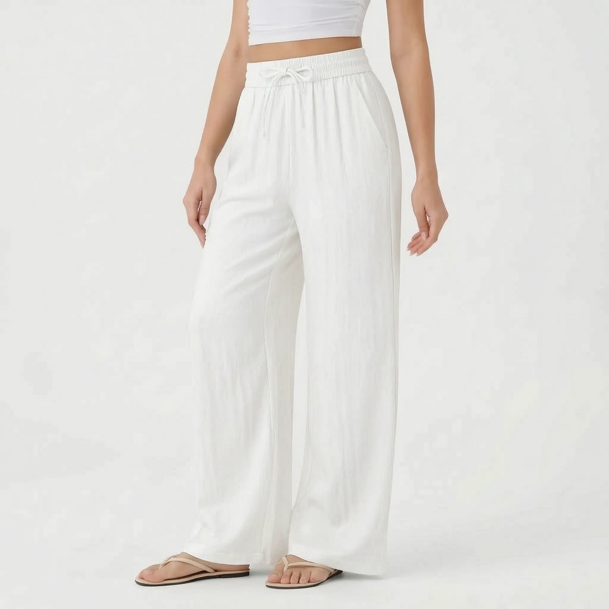 Casual Wide-Leg Pants