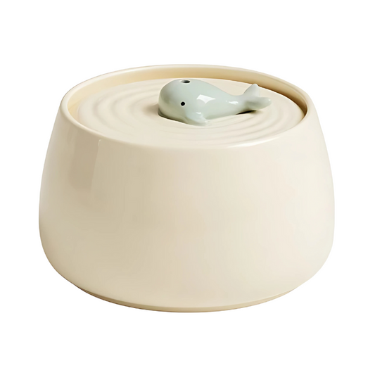 Ceramic Pet Bowl with Quiet Filtration System