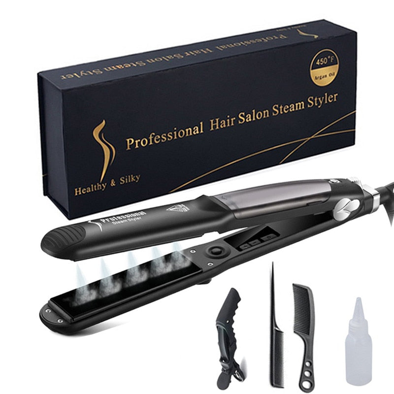 Ceramic Steam Hair Straightener
