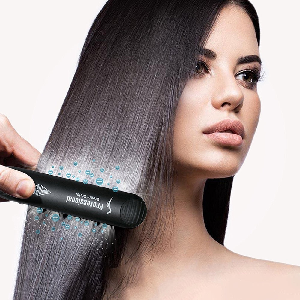 Ceramic Steam Hair Straightener