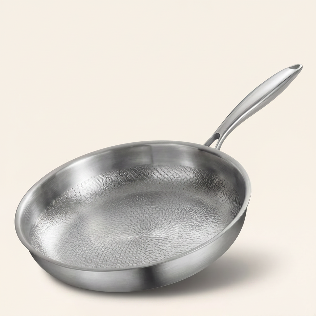 Chemical-Free Natural Non-Stick Titanium Frying Pan