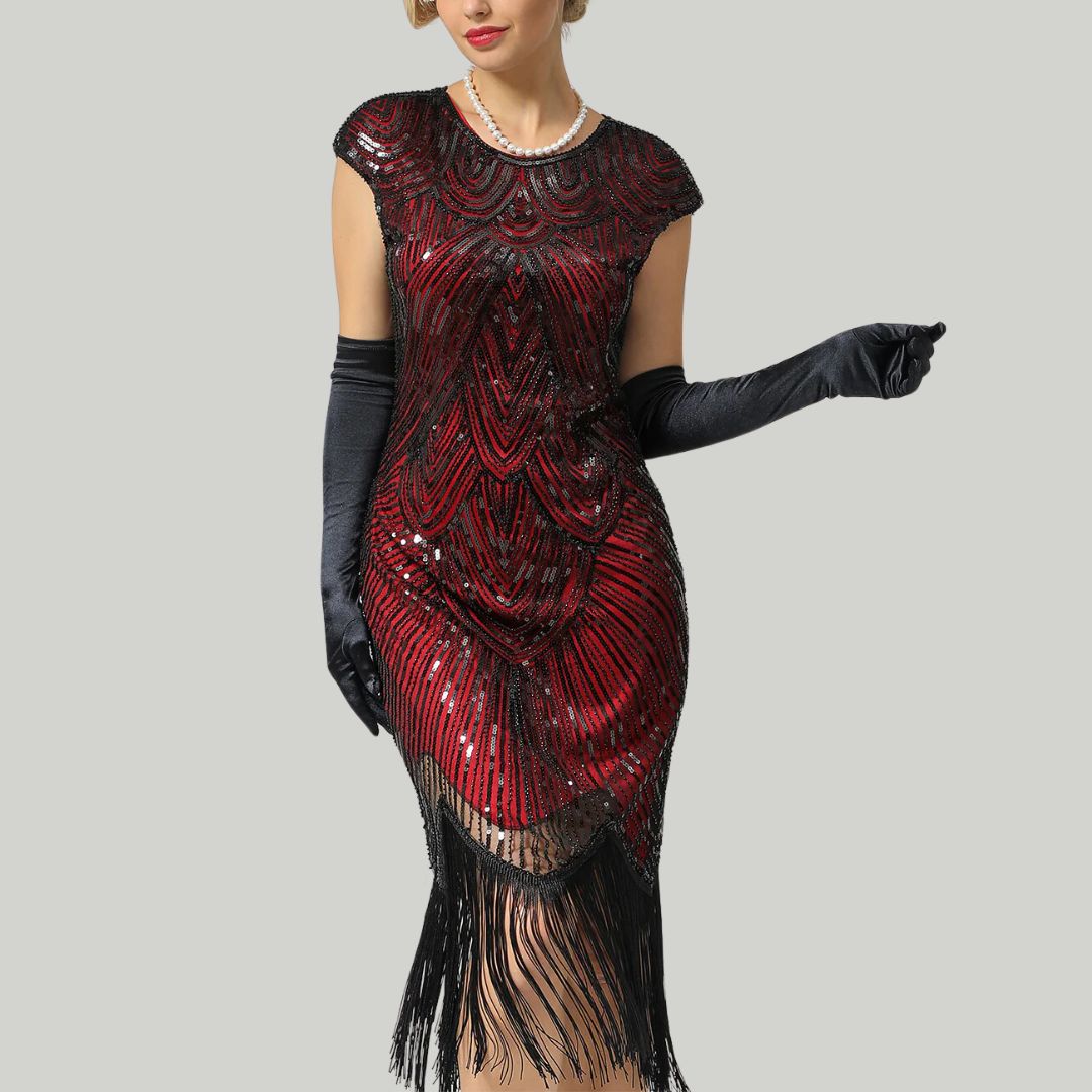 Classic Gatsby-Style Glitter Dress