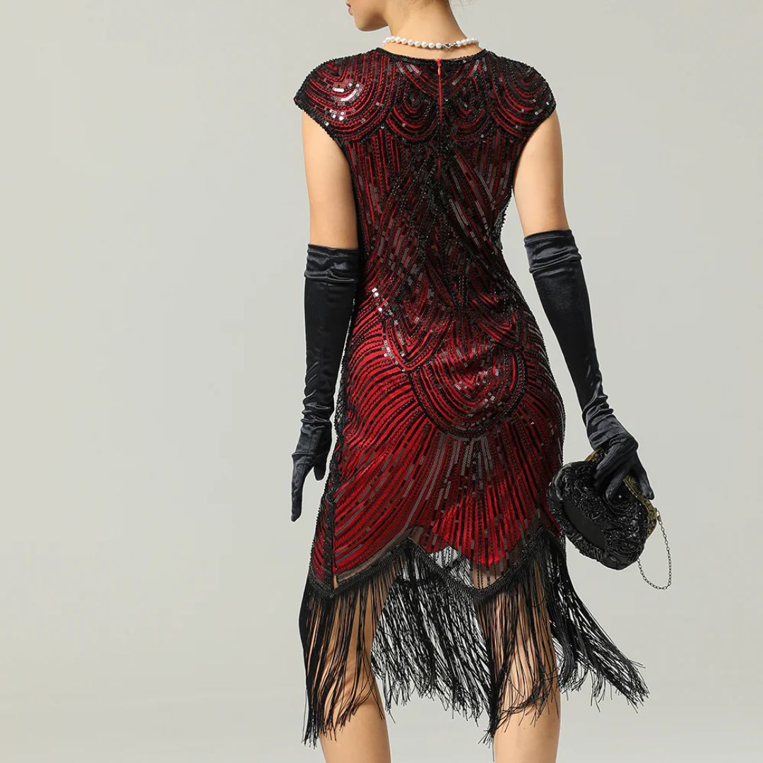 Classic Gatsby-Style Glitter Dress