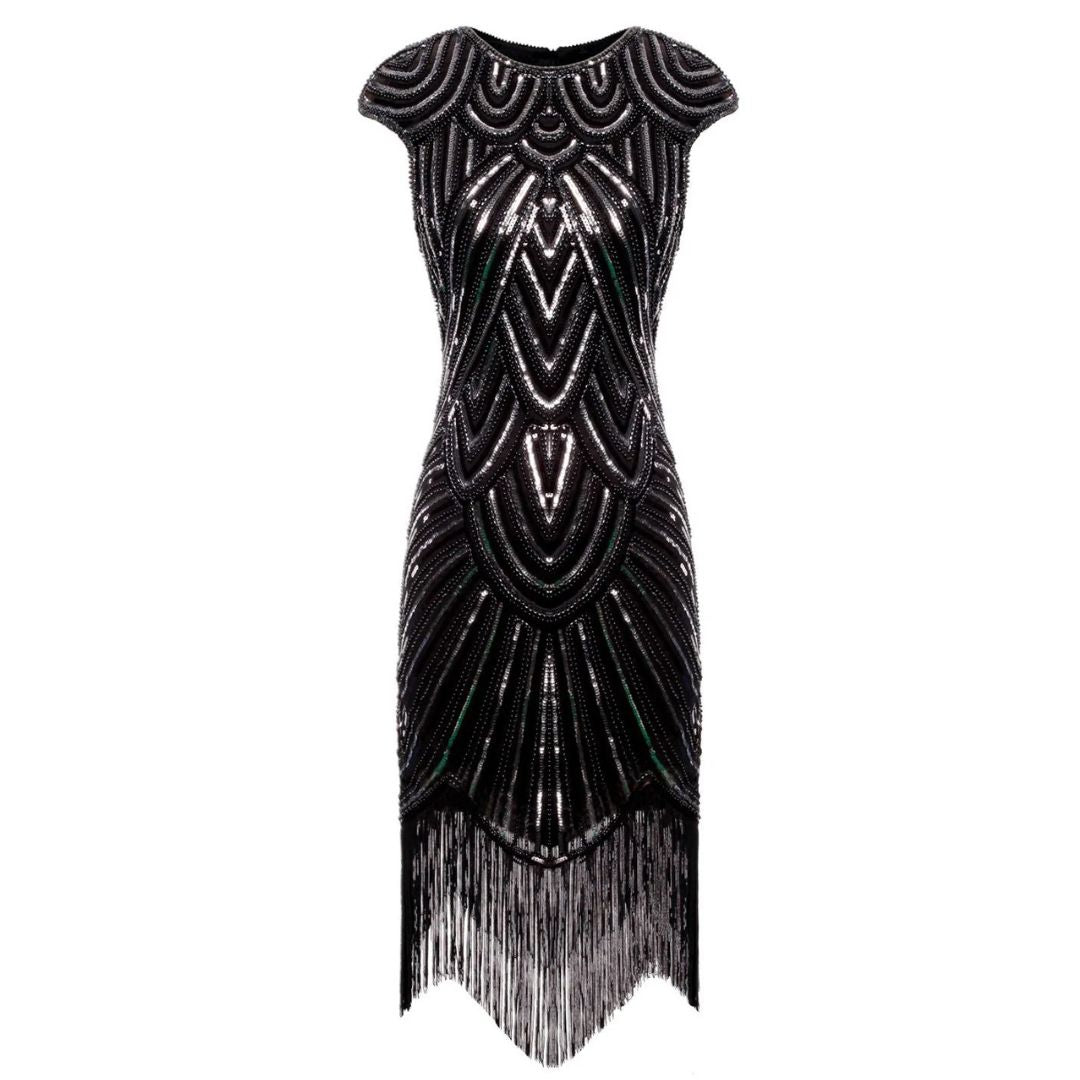Classic Gatsby-Style Glitter Dress