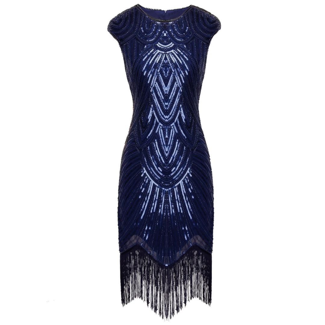 Classic Gatsby-Style Glitter Dress