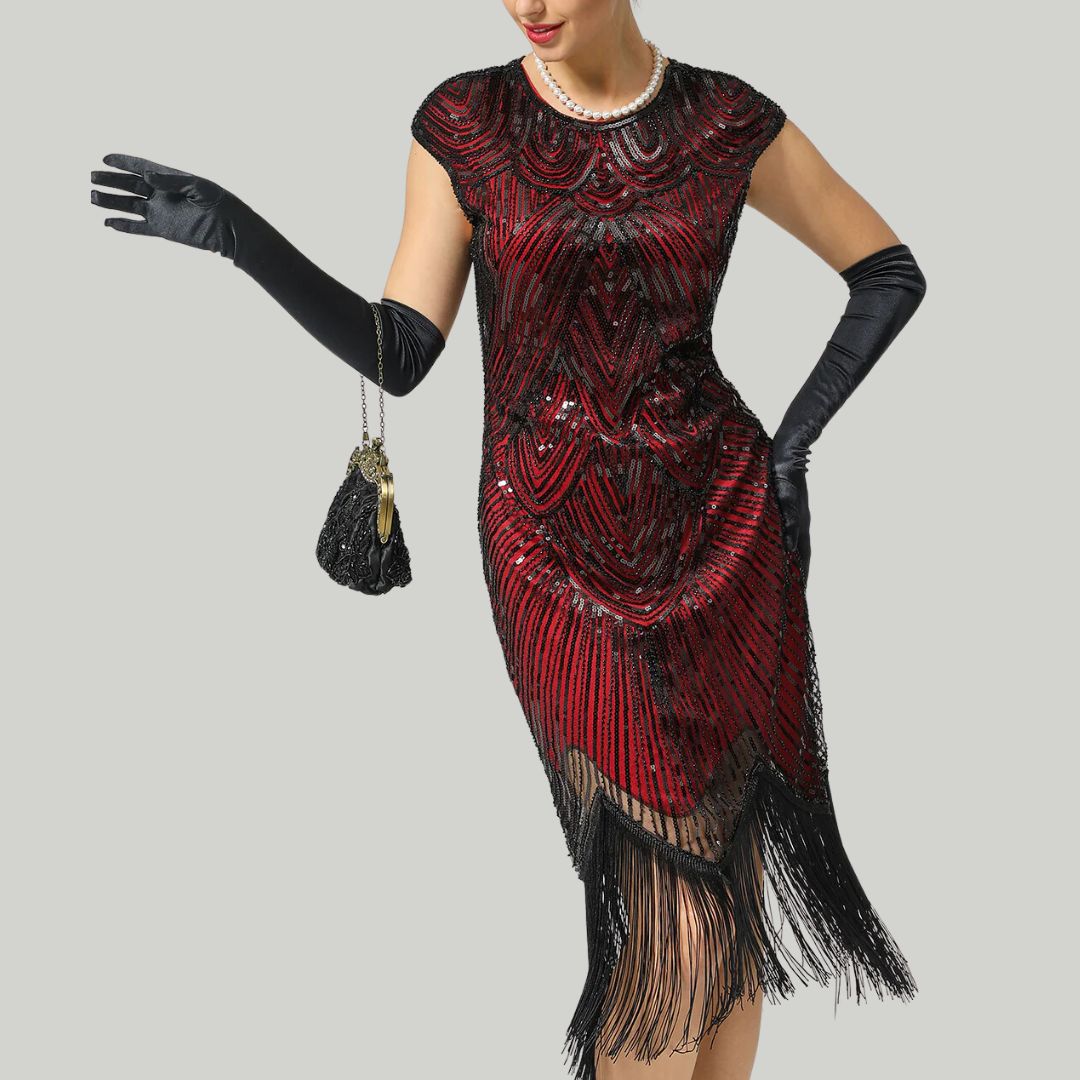 Classic Gatsby-Style Glitter Dress