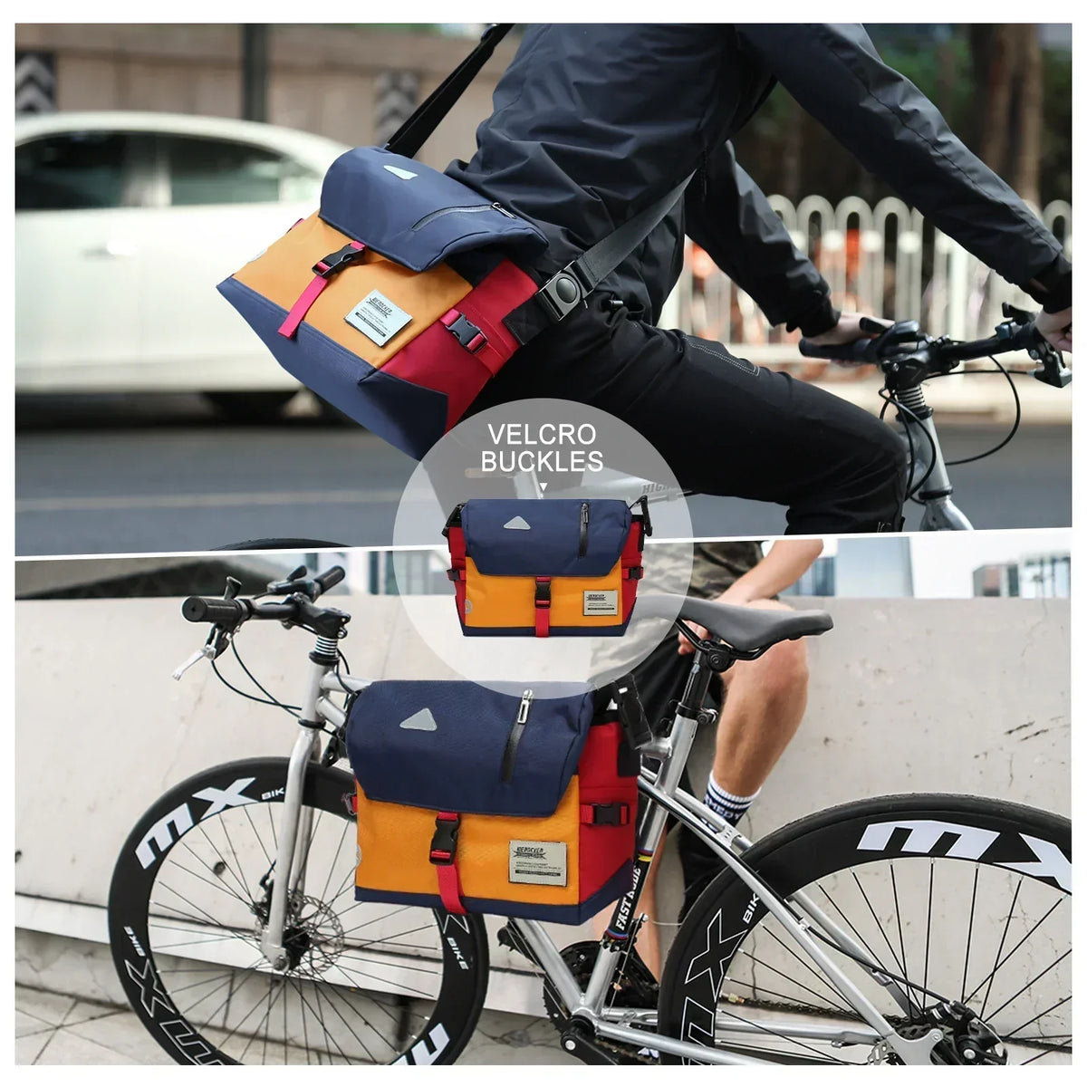 Classic Water-Resistant Crossbody Messenger Travel Bag