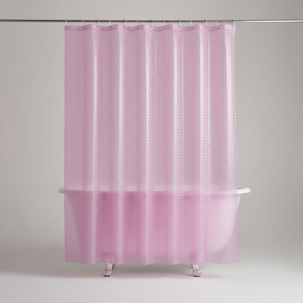 Clear EVA Shower Curtain - LumiCurtain