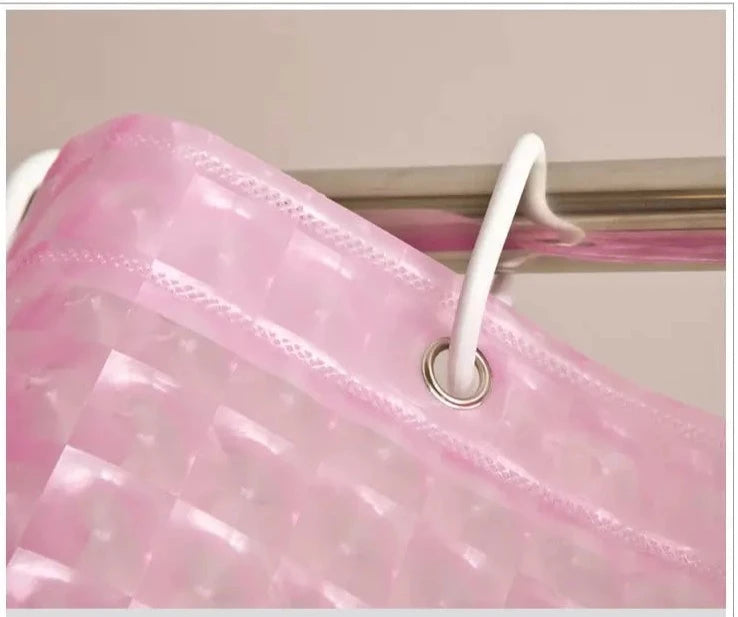 Clear EVA Shower Curtain - LumiCurtain