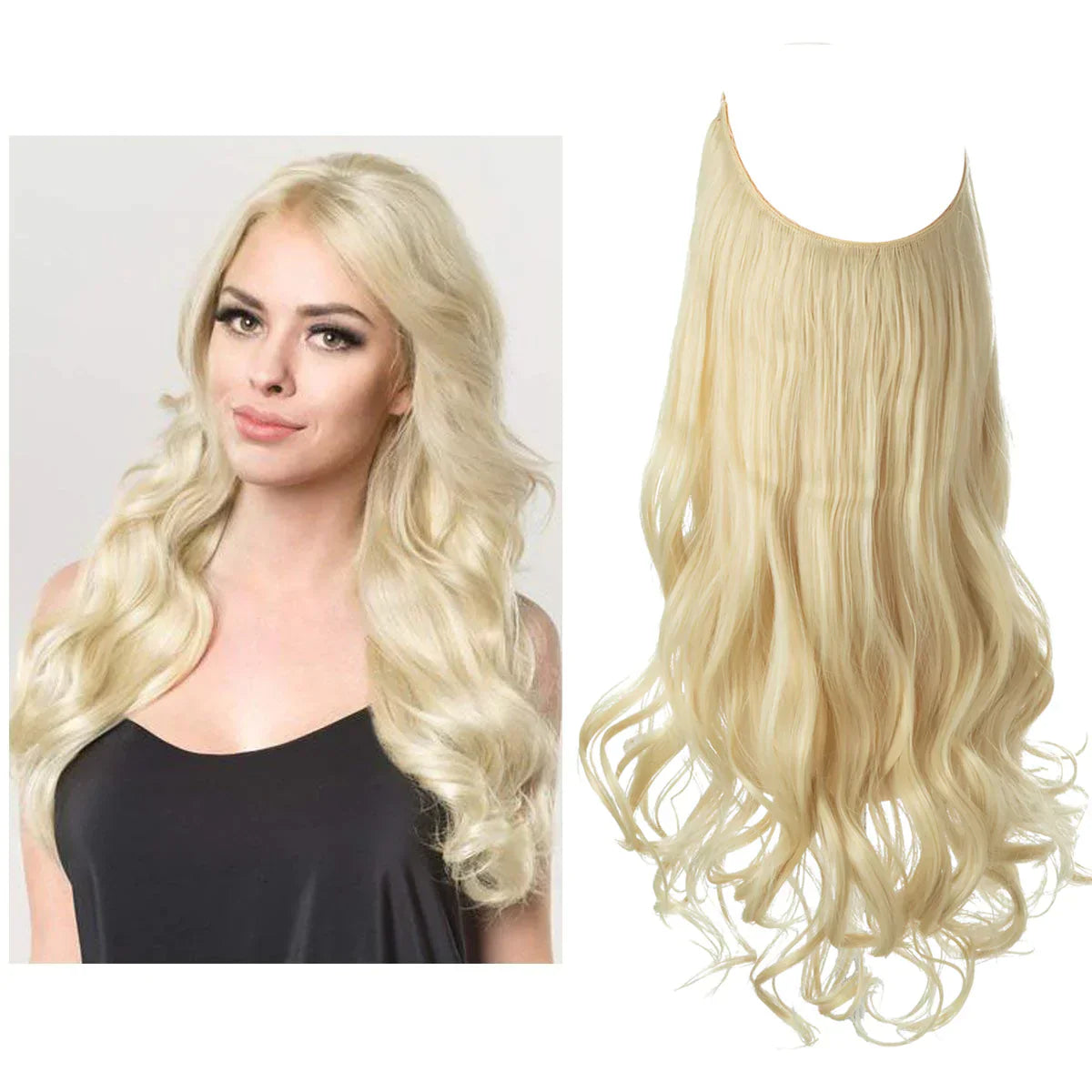 Clip-In Hair Extensions – 100% Human Hair for a Natural Look in 16–22 Inch Lengths for Instant Volume and Length for Any Occasion