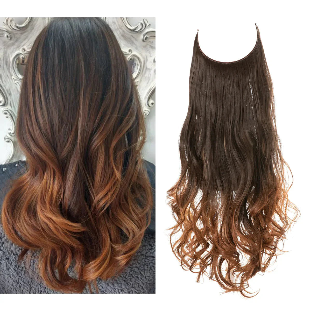 Clip-In Hair Extensions – 100% Human Hair for a Natural Look in 16–22 Inch Lengths for Instant Volume and Length for Any Occasion