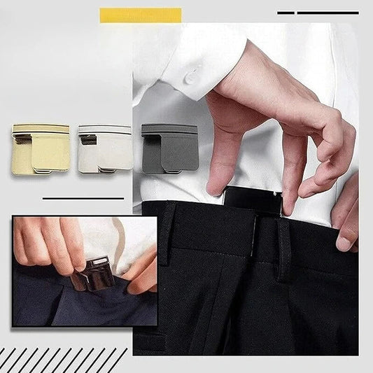 Clip-On Belt Closure with Adjustable Buckle