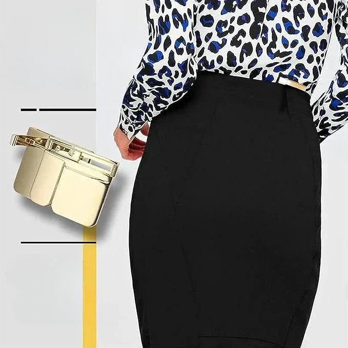 Clip-On Belt Closure with Adjustable Buckle