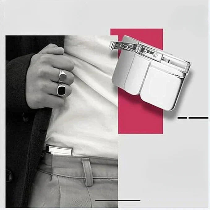 Clip-On Belt Closure with Adjustable Buckle